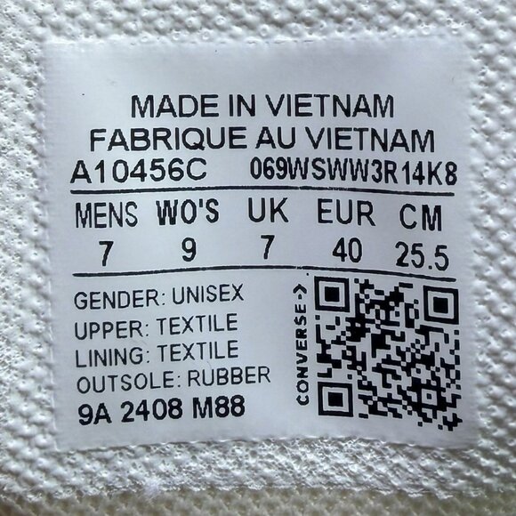 Converse Chuck Taylor All Star XX-Hi Knee-High Shoes Women's Size 9 - Picture 6 of 7